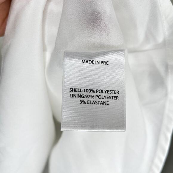 Shilla Chevron Swiss Clip Dot Short Sleeve Classy Fit and Flare Mini Dress Small - Picture 13 of 14